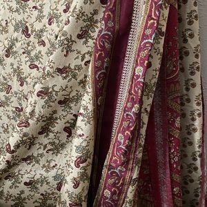 Plus size reversible wrap maxi skirt